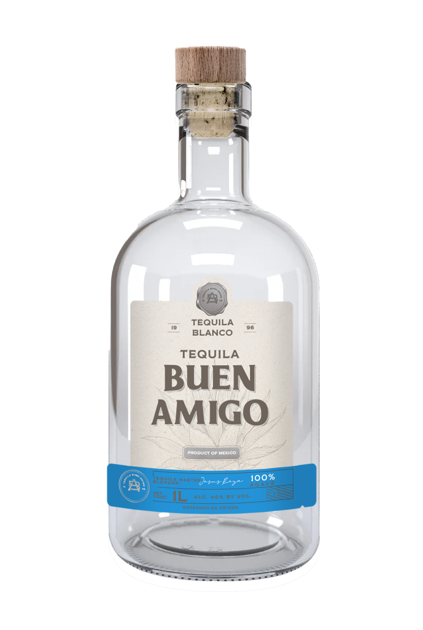 Tequila buen Amigo Blanco 100% Agave